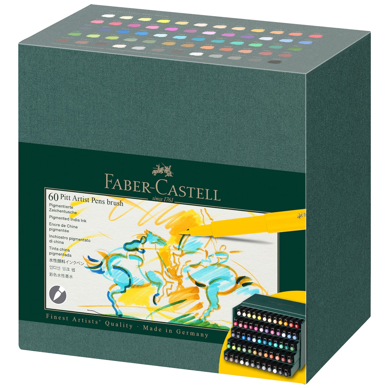 Faber-Castell Pitt Artist 60 Color Brush Pen Studio Box Set